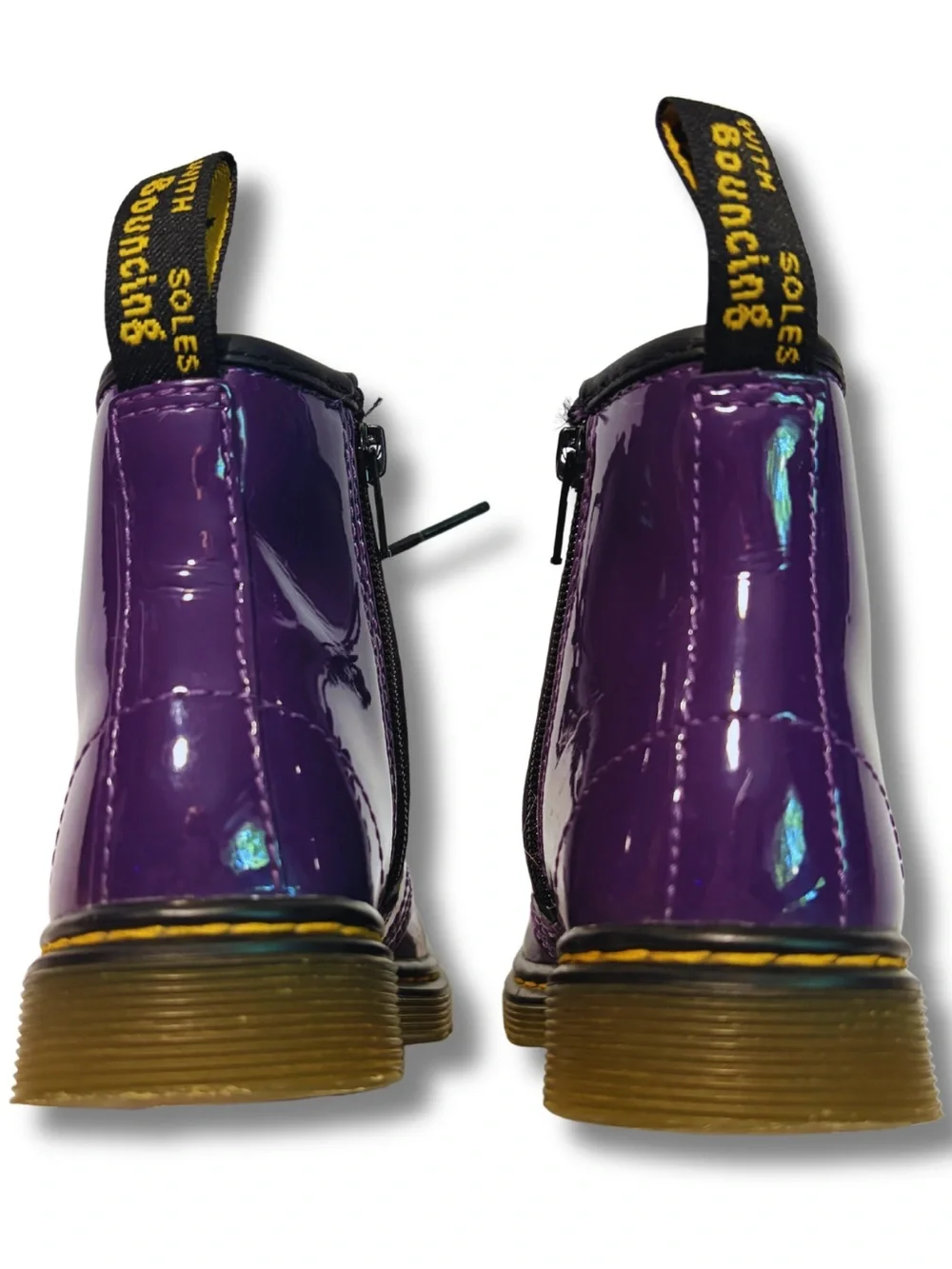 Dr. Martens Kids Purple Lace-Up Boots